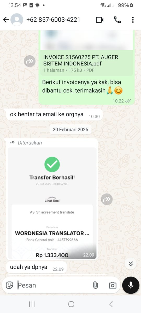 Bukti Transfer